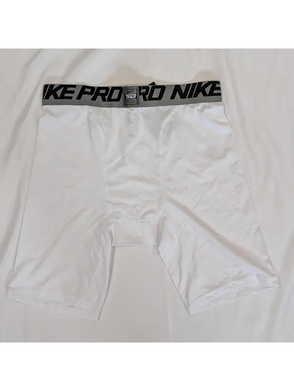Nike Pro Combat NBA Compression Shorts Men's M WHITE Dri-FIT Basketball NWT - Picture 3 of 5